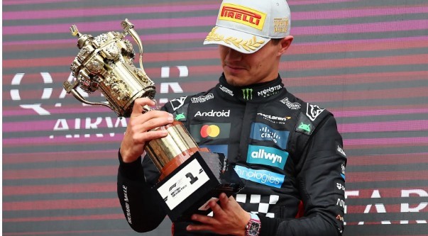 The British Grand Prix handed out Lego trophies